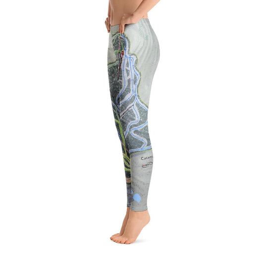 Catamount, New York Ski Trail Map Women's Base Layer Bottom - Powderaddicts