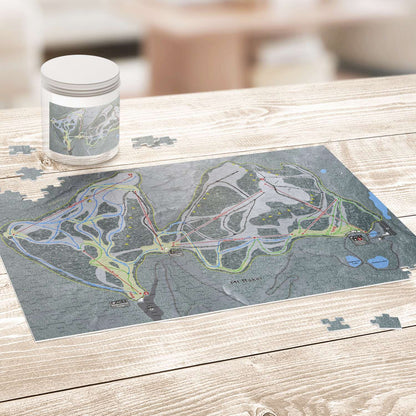 Mt Baker Washington Ski Map Resort Puzzle - Powderaddicts