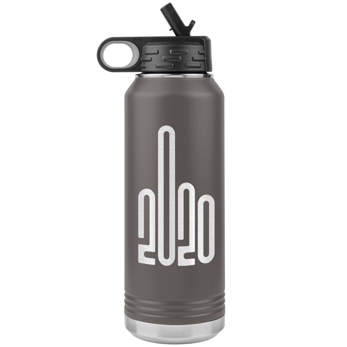 2020 Middle Finger 32oz Water Bottle Tumbler - Powderaddicts