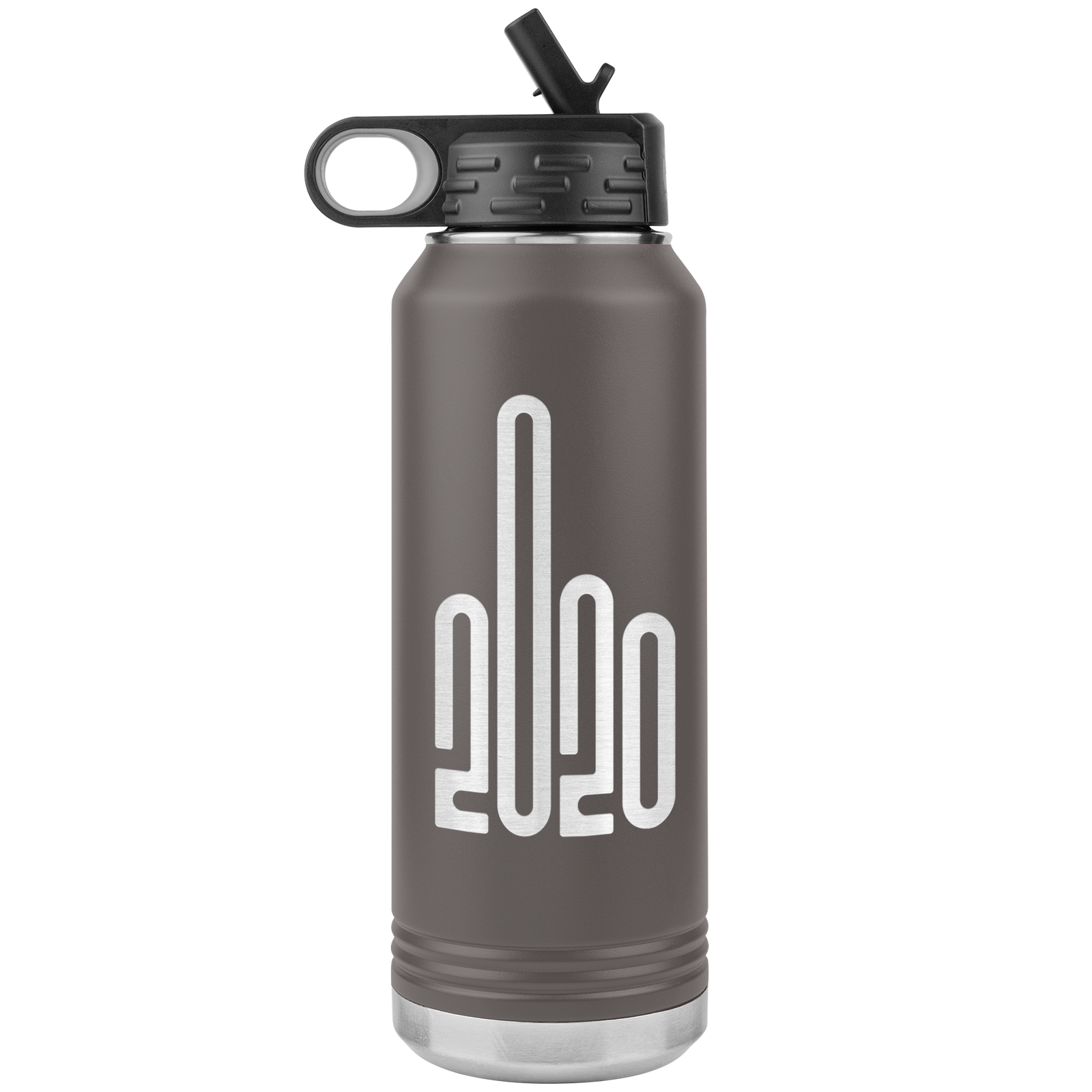 2020 Middle Finger 32oz Water Bottle Tumbler - Powderaddicts