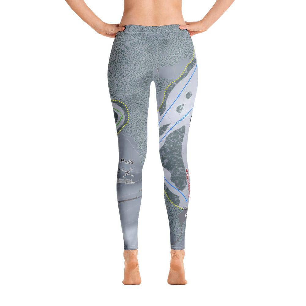 Cedar Pass, California Ski Trail Map Women's Base Layer Bottom