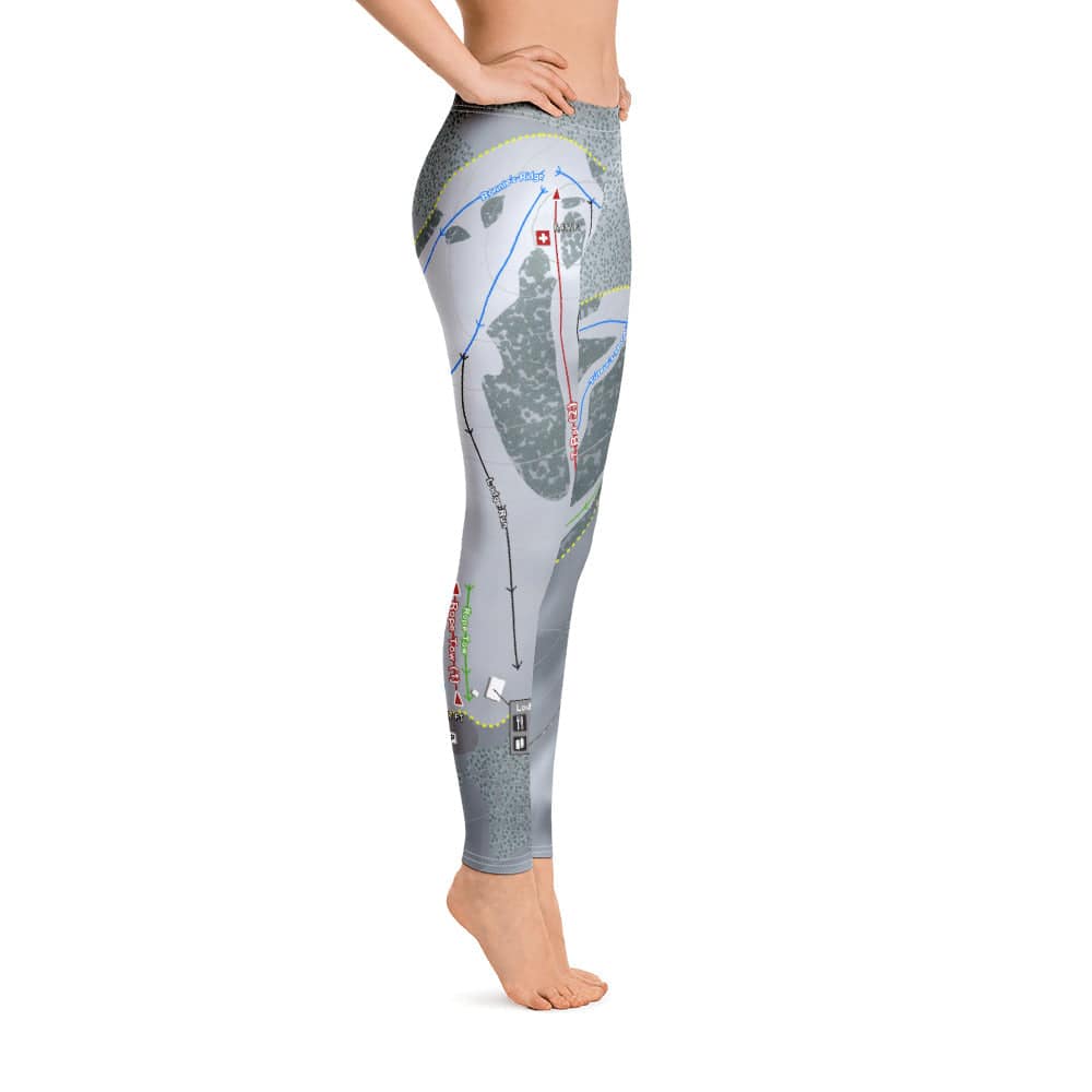 Cedar Pass, California Ski Trail Map Women's Base Layer Bottom - Powderaddicts