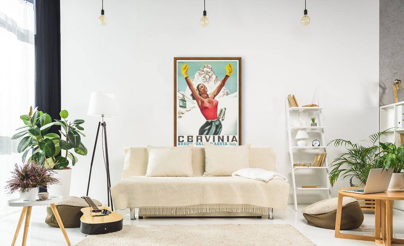 Cervinia vintage poster - Powderaddicts