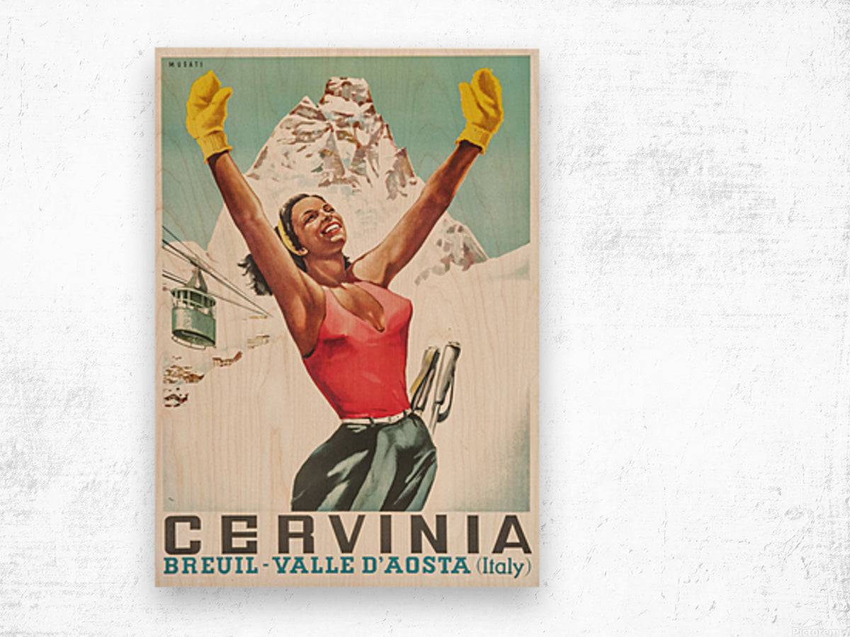 Cervinia vintage poster - Powderaddicts