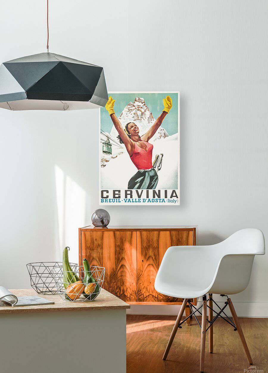 Cervinia vintage poster - Powderaddicts