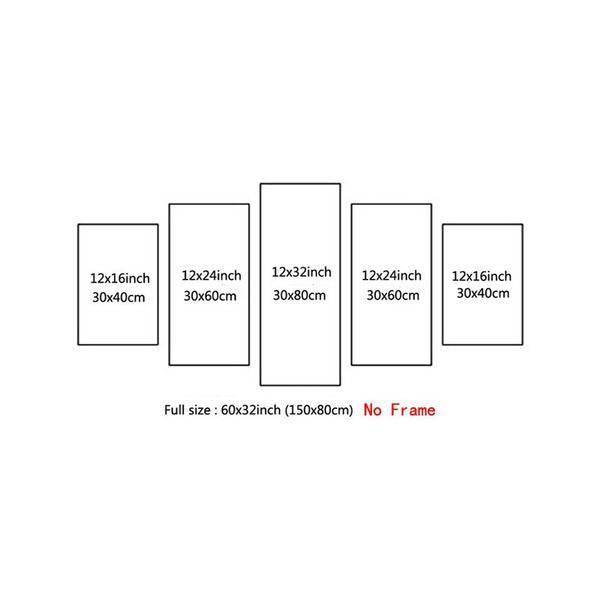 Chairway to Heaven 5 Piece Canvas - Powderaddicts