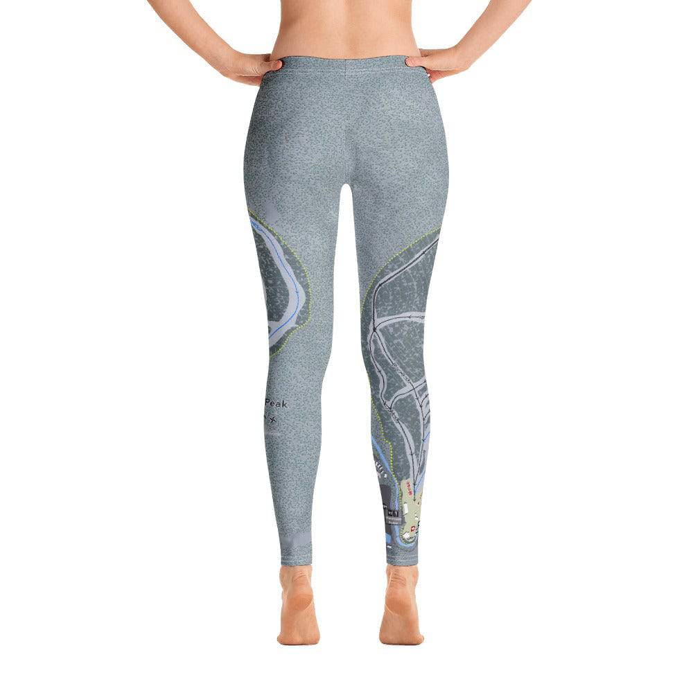 China Peak, California Ski Trail Map Women's Base Layer Bottom - Powderaddicts