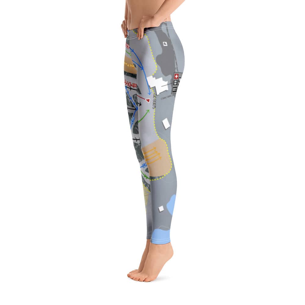 Christmas Mountain, Wisconsin Ski Trail Map Women's Base Layer Bottom - Powderaddicts