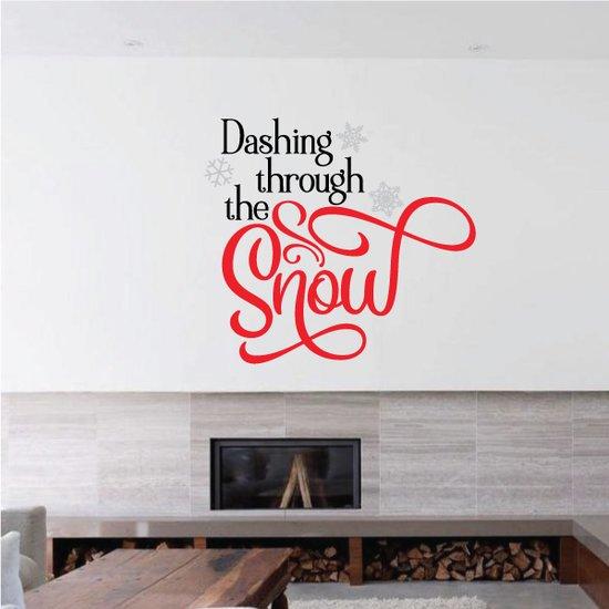 Dashing Through The Snow Wall Decal - Powderaddicts