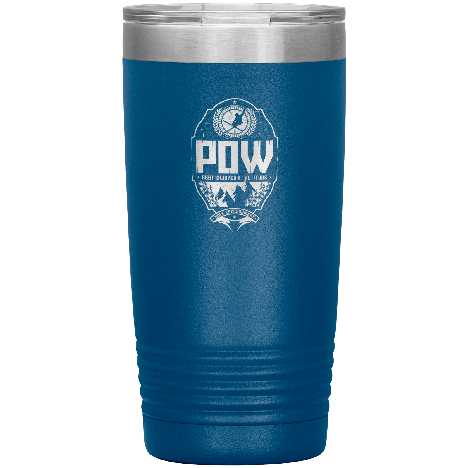 Pow Best Enjoyed At Altitude 20oz Tumbler - Powderaddicts