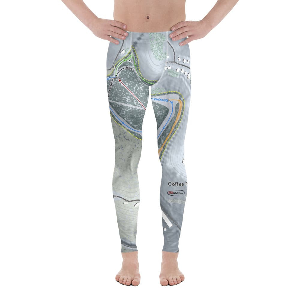 Coffee Mill, Minnesota Ski Trail Map Men's Base Layer Bottom