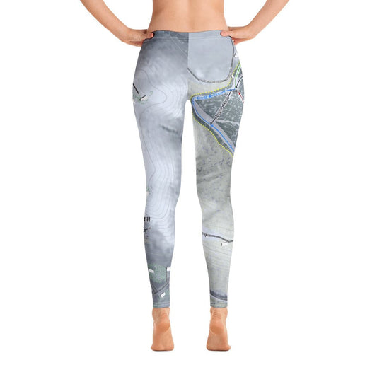 Coffee Mill, Minnesota Ski Trail Map Women's Base Layer Bottom - Powderaddicts