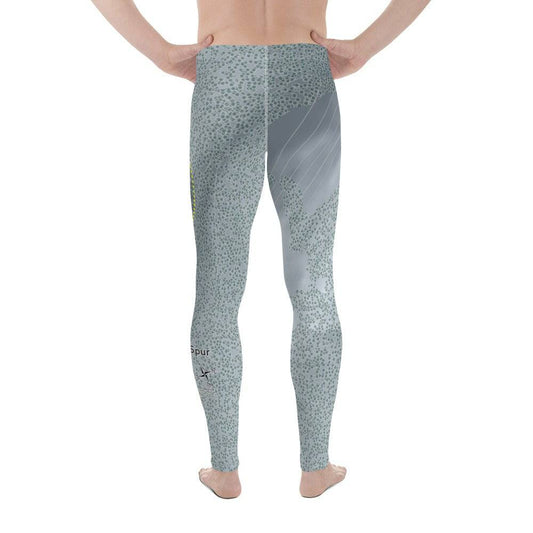 Cooper Spur, Oregon Ski Trail Map Men's Base Layer Bottom - Powderaddicts