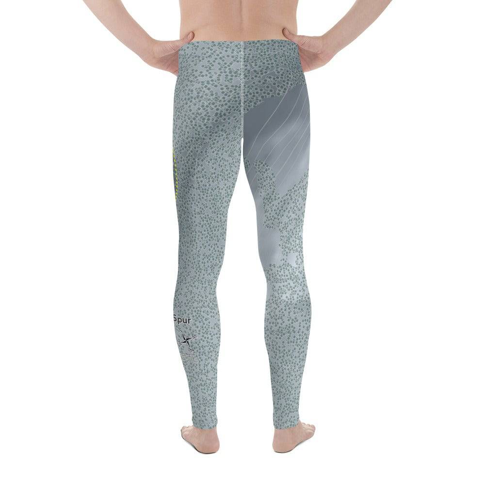 Cooper Spur, Oregon Ski Trail Map Men's Base Layer Bottom - Powderaddicts