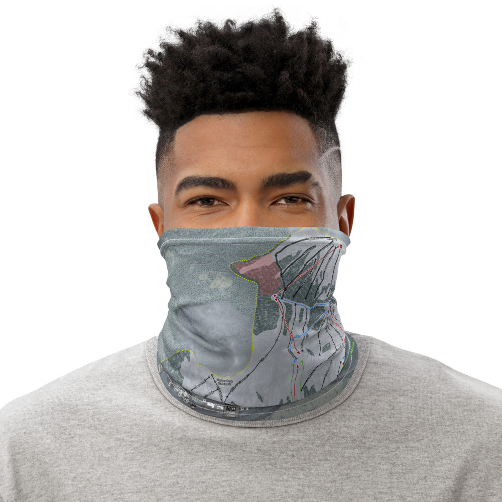 Copper Mountain, Colorado Ski Trail Map Printed Neck Gaiter