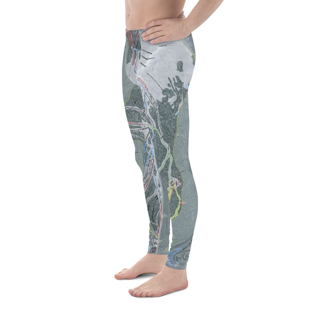 Copper Mtn, Colorado Ski Trail Map Men's Base Layer Bottom - Powderaddicts