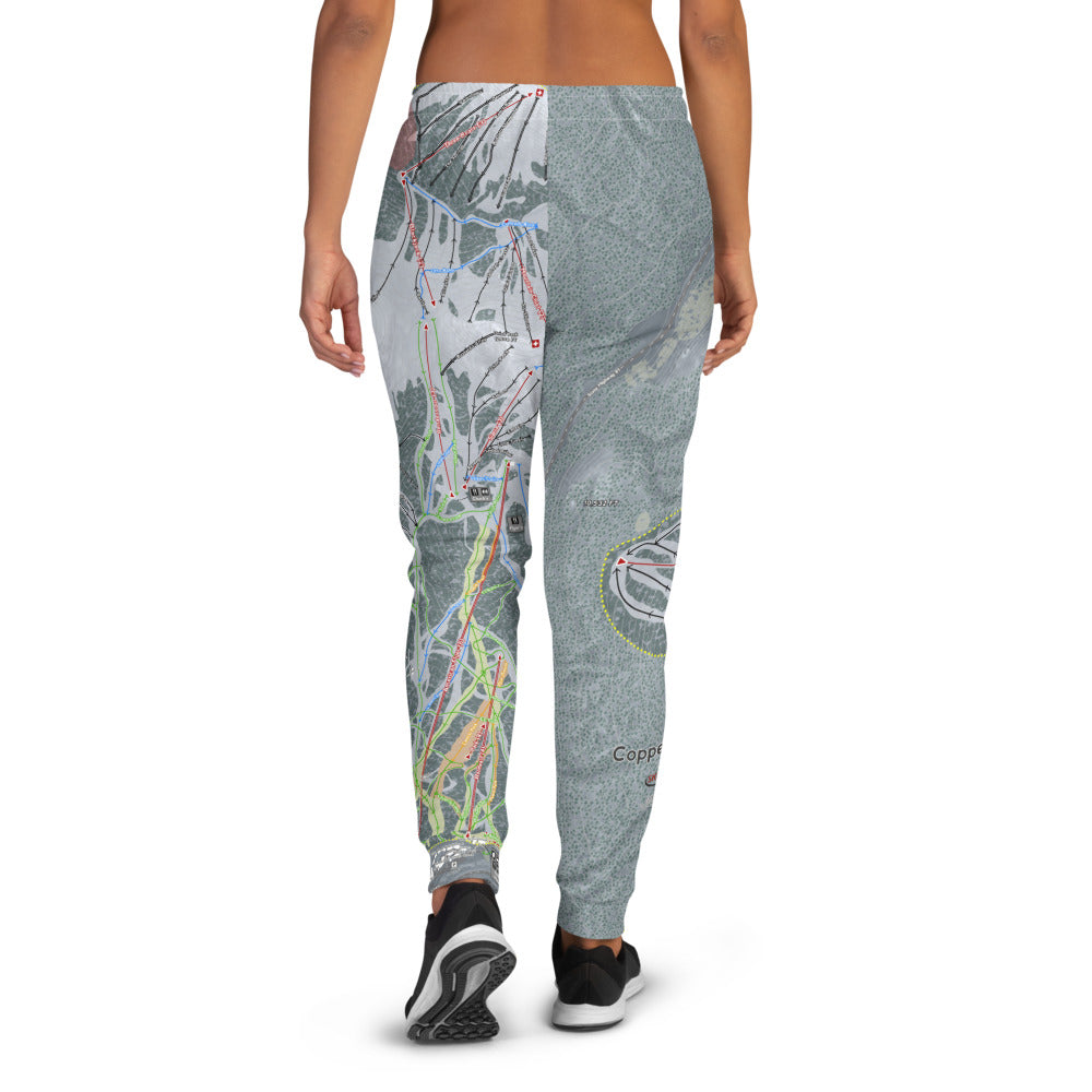 Copper Mtn, Colorado Ski Trail Map Women's Mid-Layer - Powderaddicts
