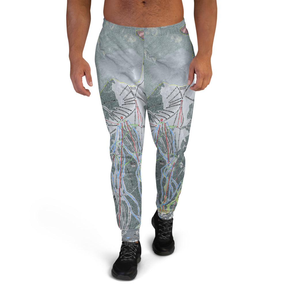 Copper Mtountain, Colorado Ski Trail Map Men's Mid-Layer - Powderaddicts