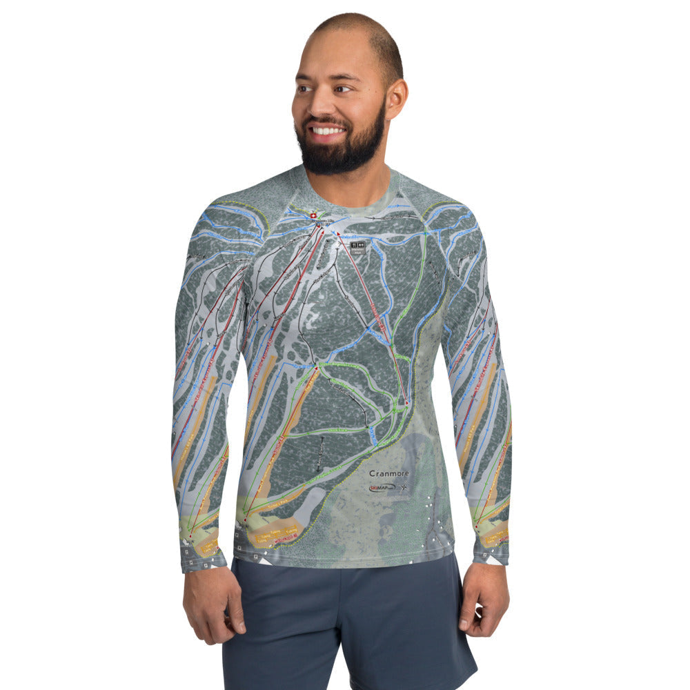 Cranmore Mountain, New Hampshire Ski Trail Map Men's Base Layers