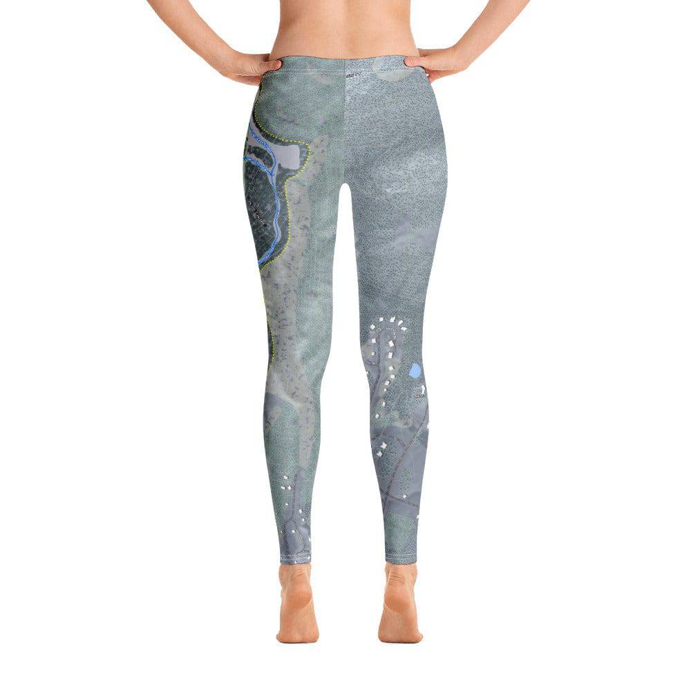 Cranmore Mountain, New Hampshire Ski Trail Map Women's Base Layer Bottom - Powderaddicts