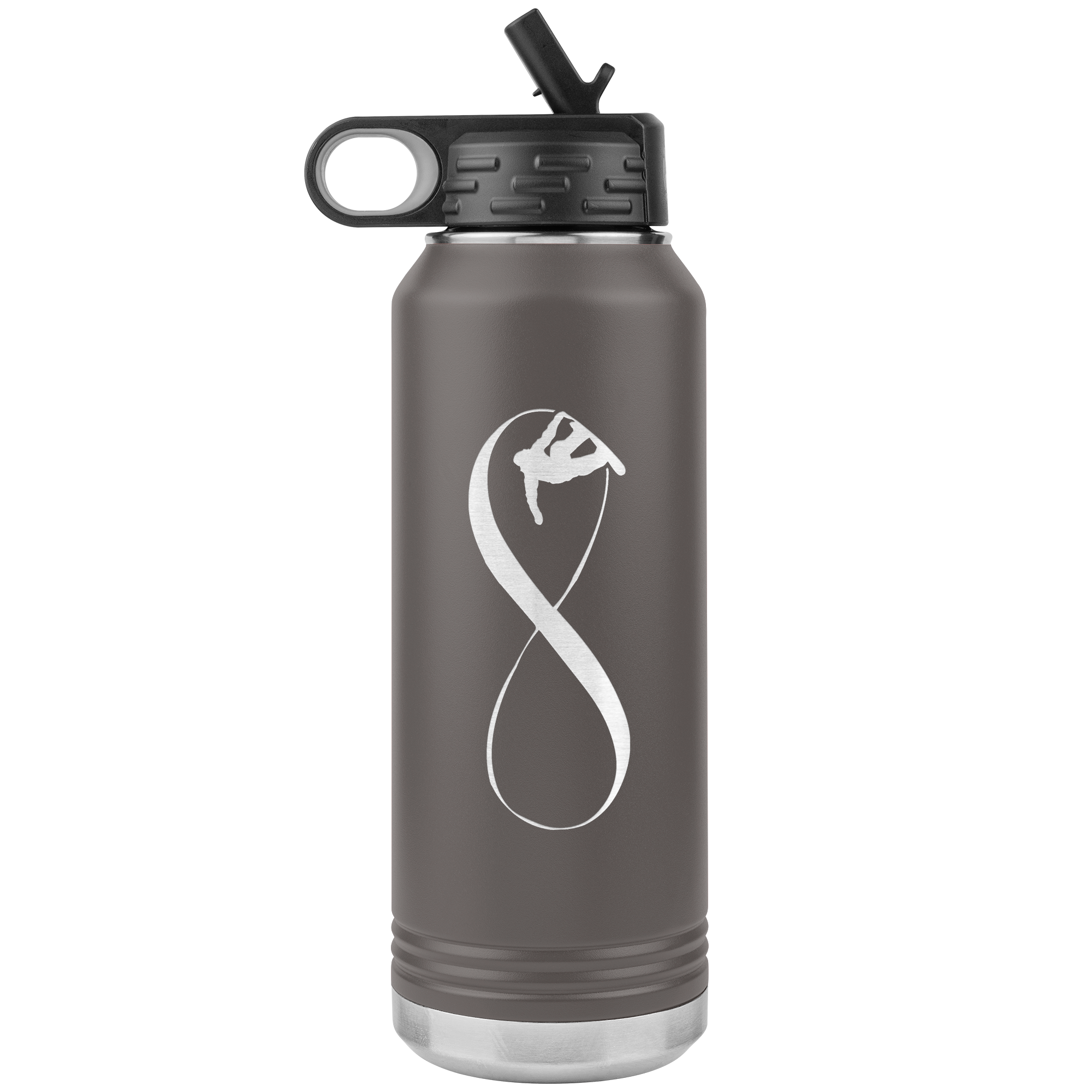 Infinity Snowboard 32oz Water Bottle Tumbler - Powderaddicts