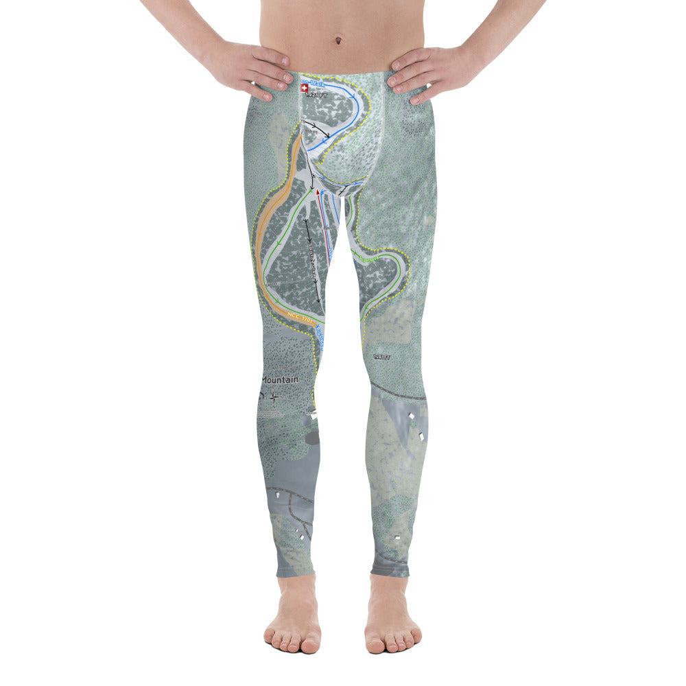 Crotched Mountain, New Hampshire Ski Trail Map Men's Base Layer Bottom