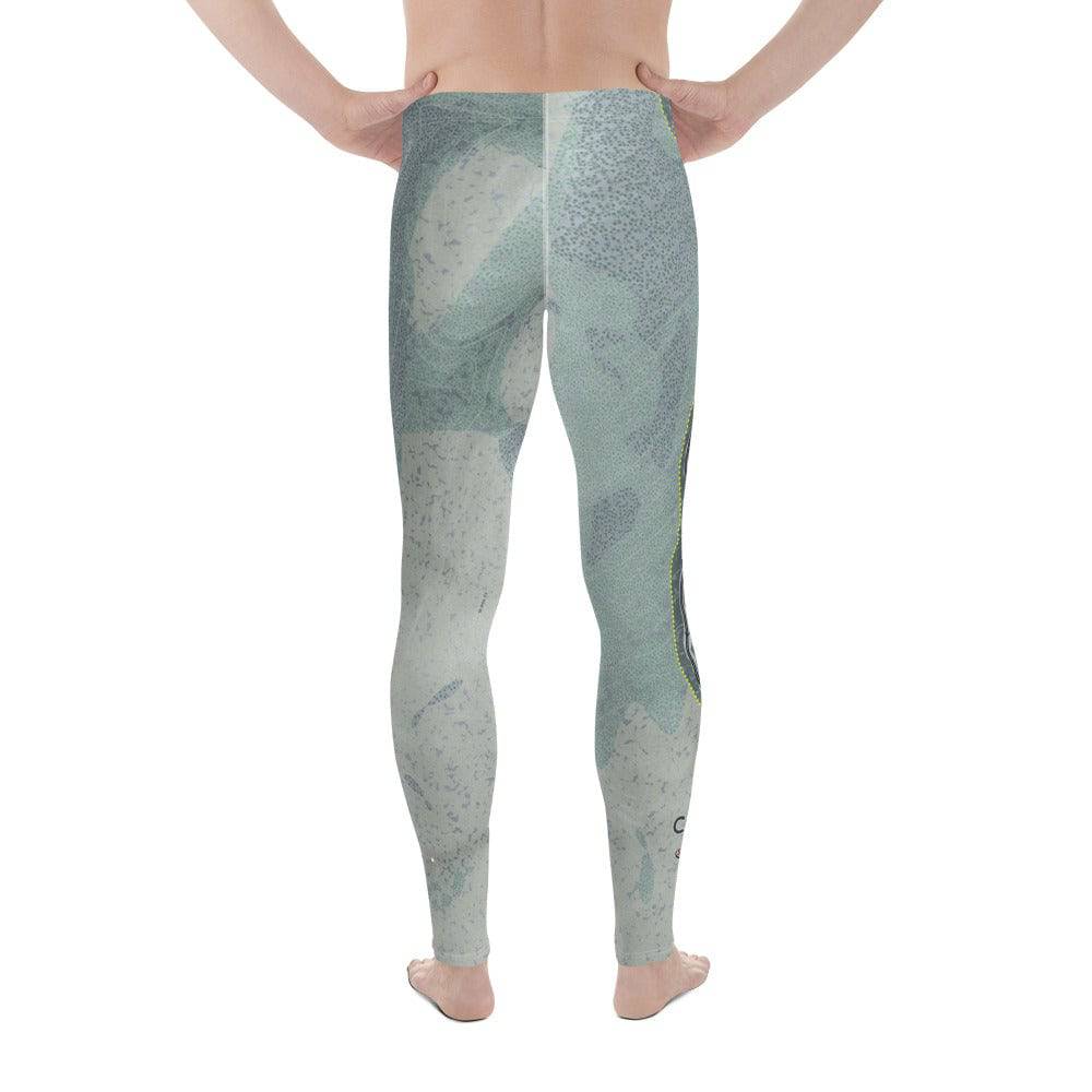 Cuchara, Colorado Ski Trail Map Men's Base Layer Bottom - Powderaddicts