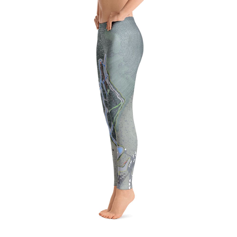Cuchara, Colorado Ski Trail Map Women's Base Layer Bottom - Powderaddicts