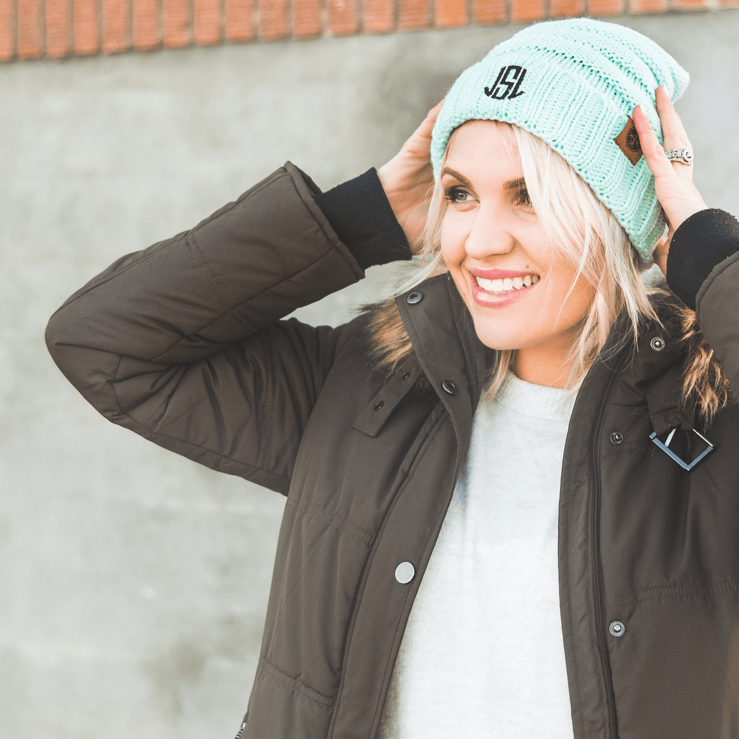 Custom Monogram Beanie - Powderaddicts