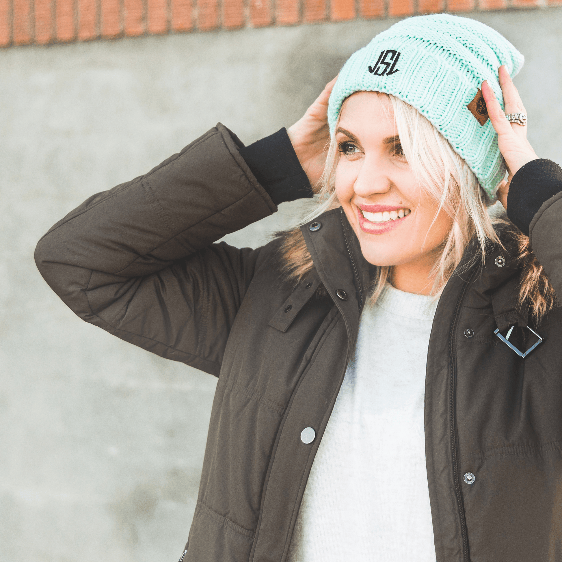 Custom Monogram Beanie - Powderaddicts