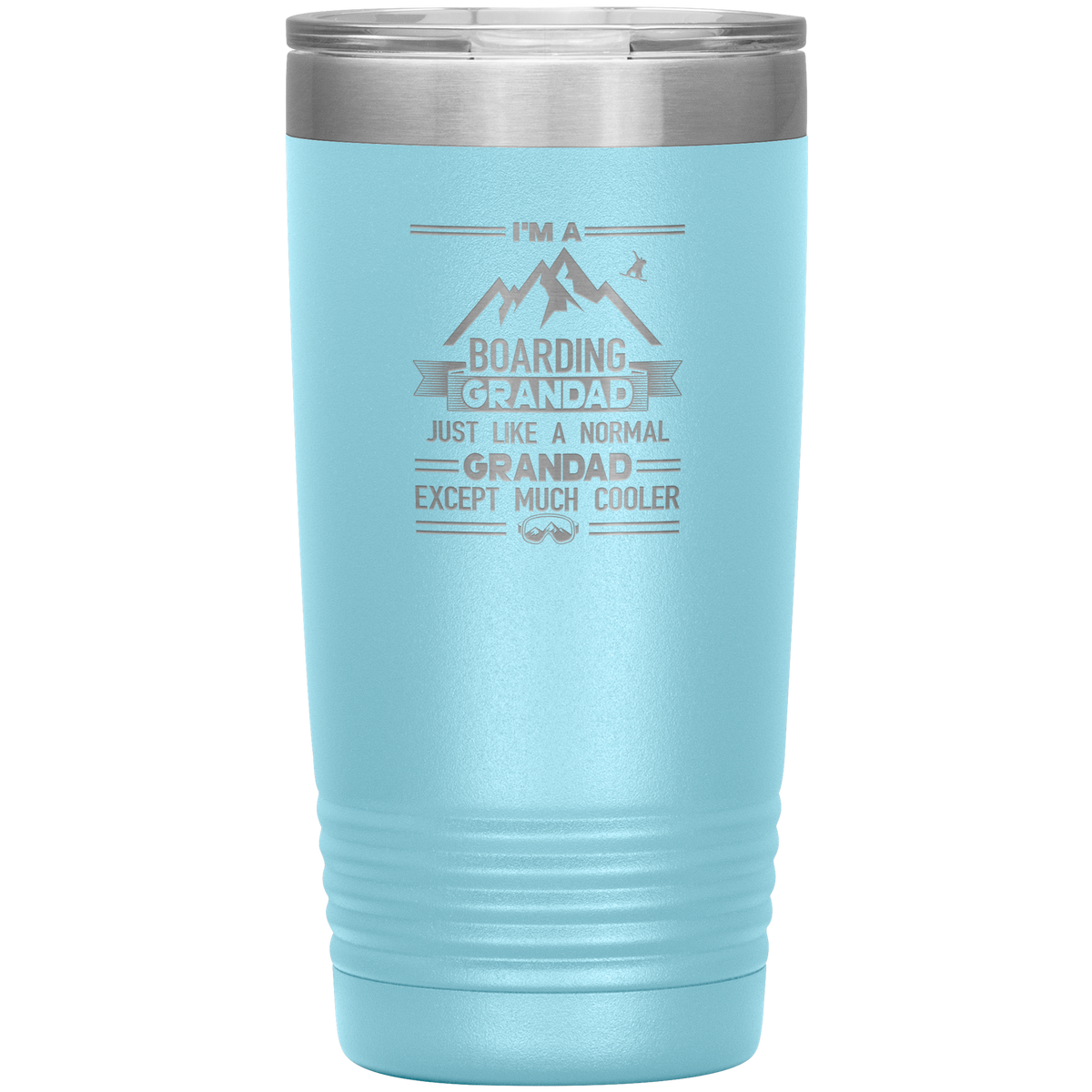 I'm A Boarding Grandad 20oz Tumbler - Powderaddicts