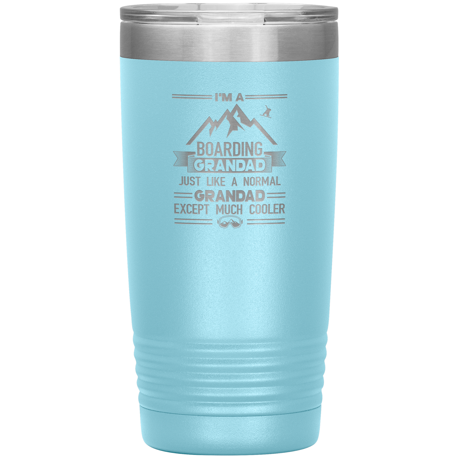 I'm A Boarding Grandad 20oz Tumbler - Powderaddicts