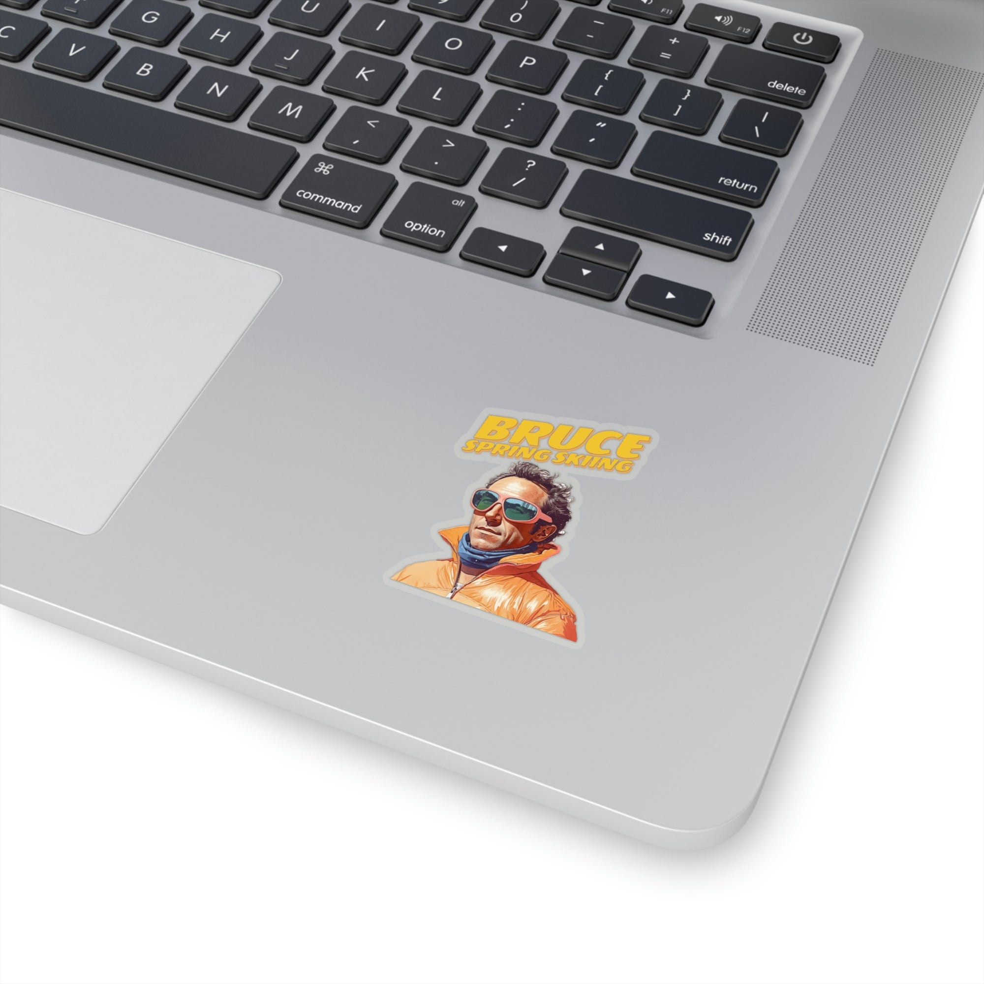 Bruce Spring Skiing Kiss-Cut Stickers