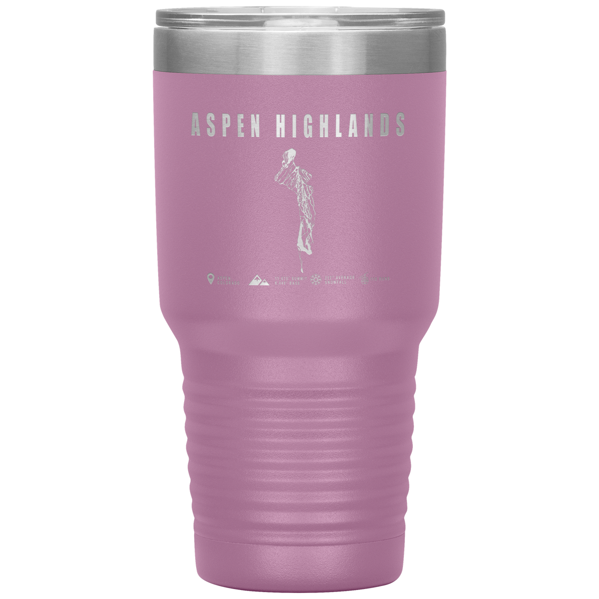 Aspen Highlands, Colorado Ski Resort 30oz Tumbler - Powderaddicts