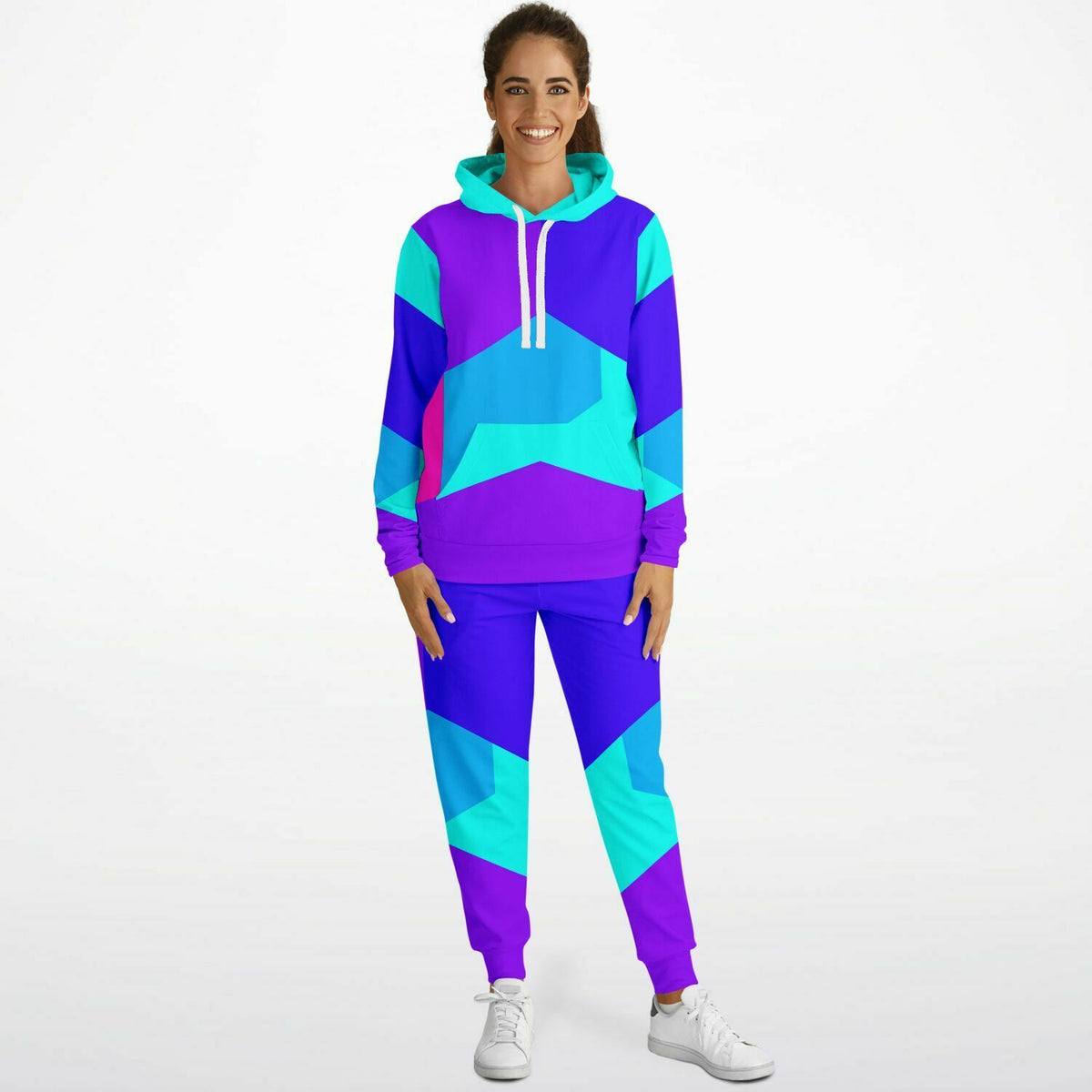 Purple Vail Unisex Hoodie and Jogger Set