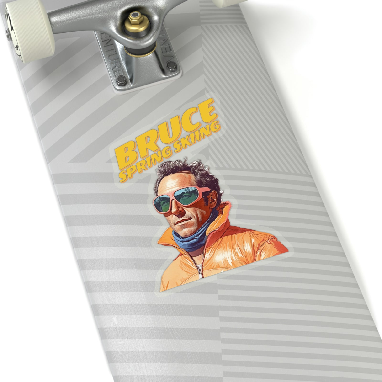 Bruce Spring Skiing Kiss-Cut Stickers