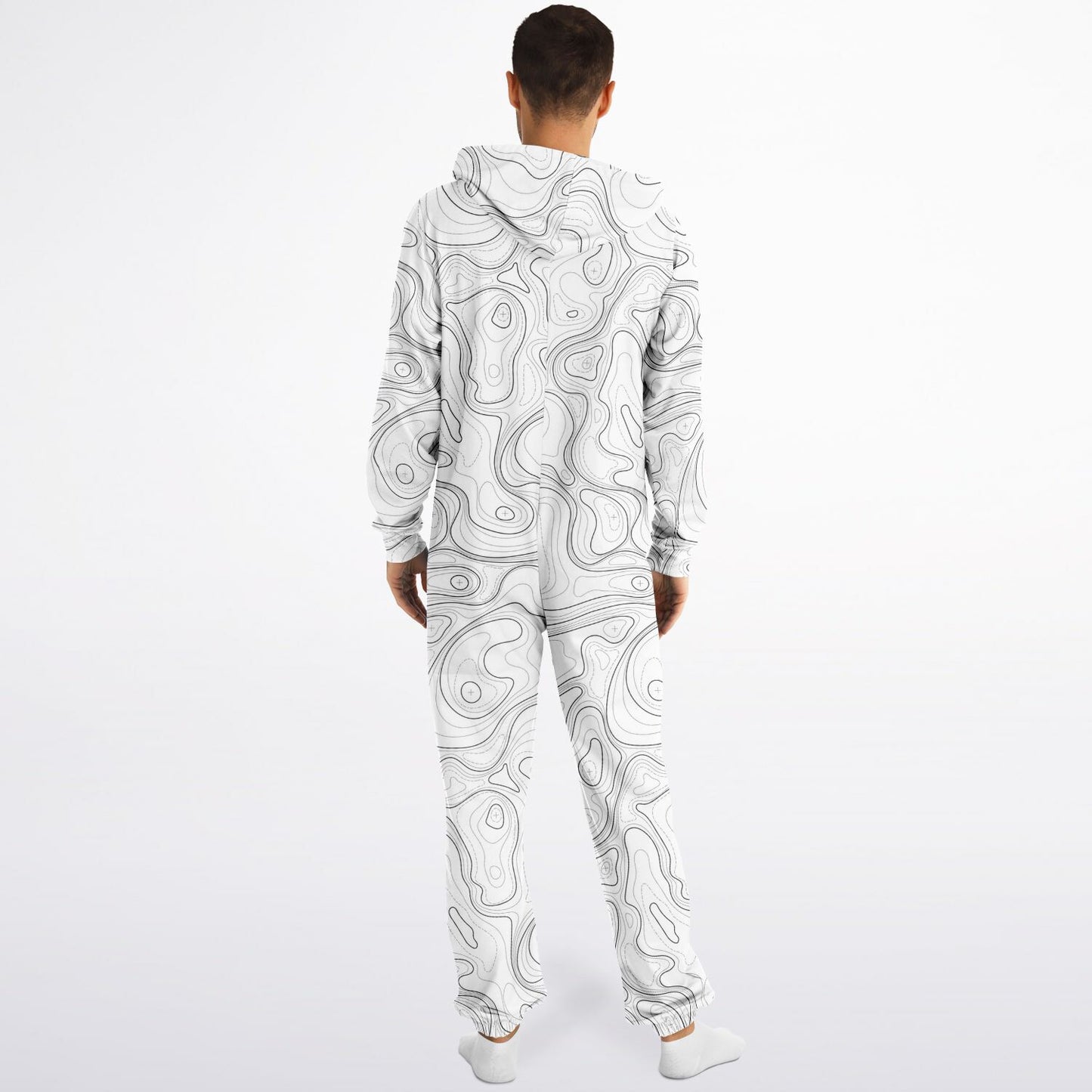 WHITE TOPO ADULT UNISEX JUMPSUIT