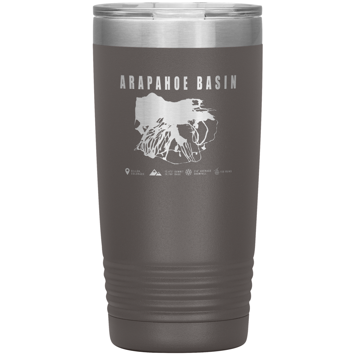 Arapahoe Basin,Colorado Ski Resort 20oz Tumbler - Powderaddicts