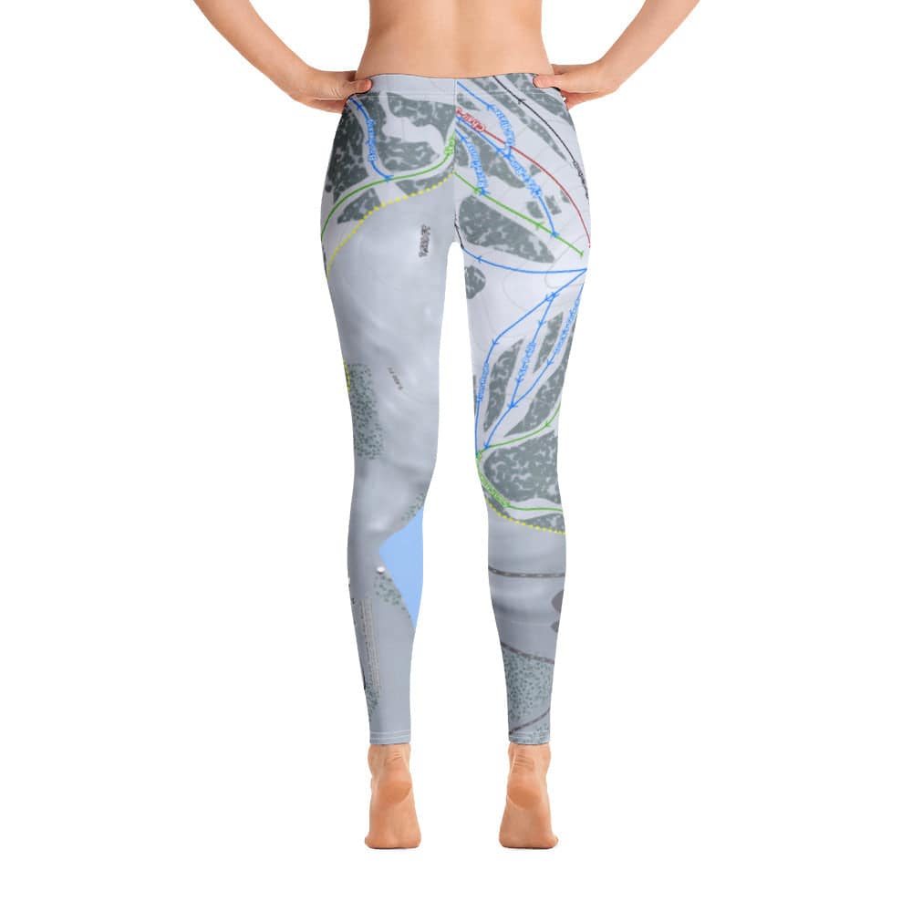 Donner Ski Ranch, California Ski Trail Map Women's Base Layer Bottom - Powderaddicts