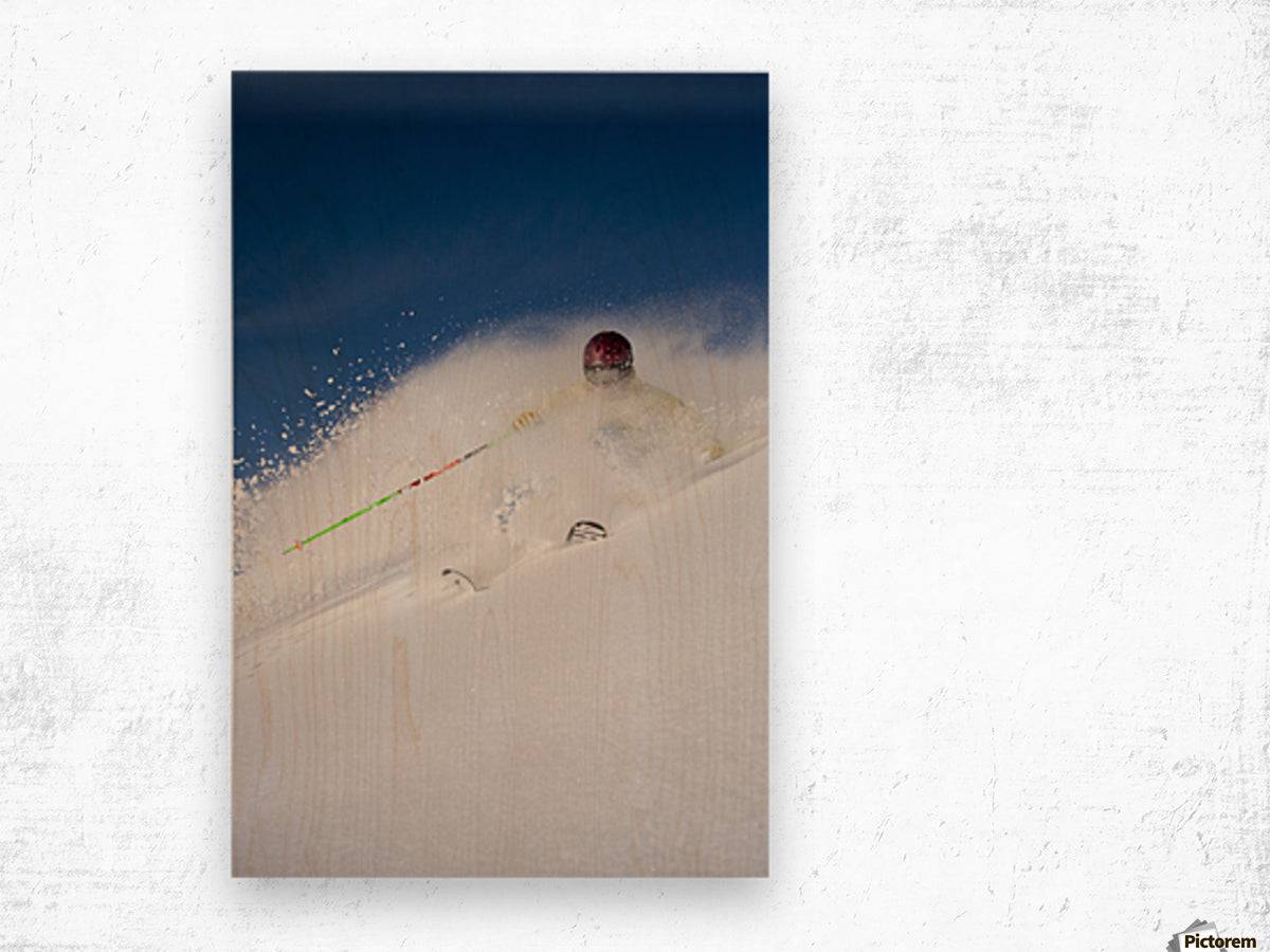 Downhill Skier In The Backcountry Of Alyeska Resort - Powderaddicts