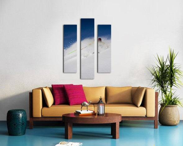 Downhill Skier In The Backcountry Of Alyeska Resort - Powderaddicts