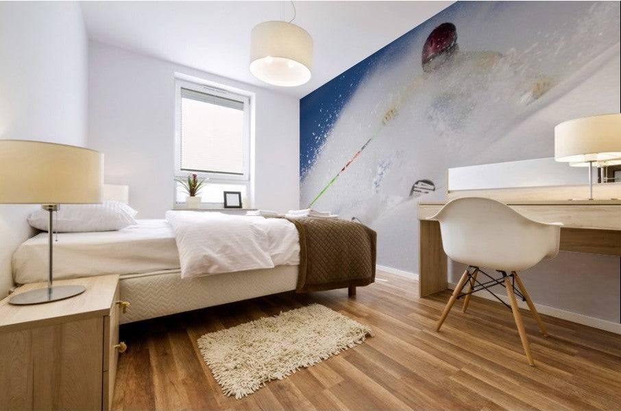 Downhill Skier In The Backcountry Of Alyeska Resort - Powderaddicts