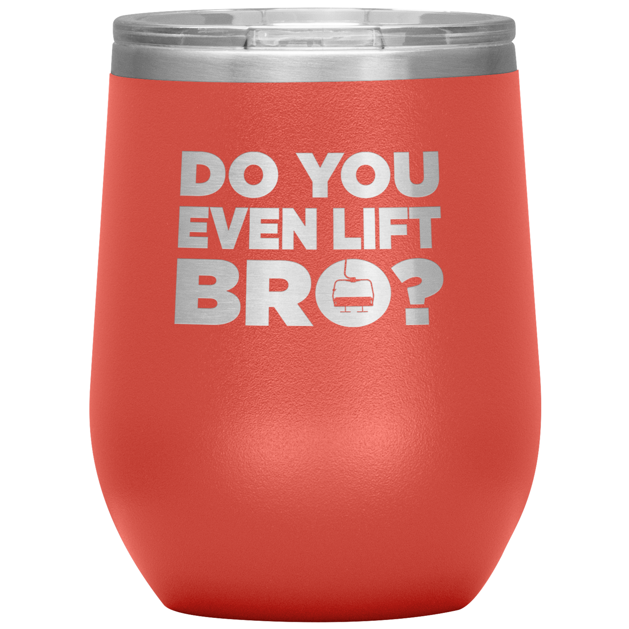 Do You Even Lift Bro Wine 12oz Tumbler - Powderaddicts