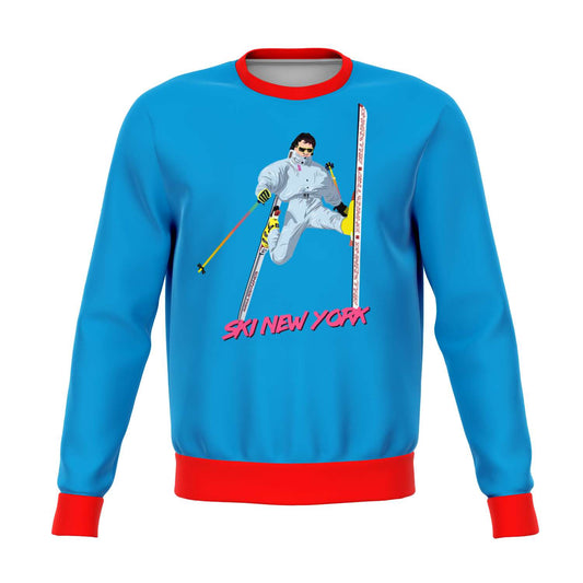 Ski New York Ugly Christmas Sweater - Powderaddicts