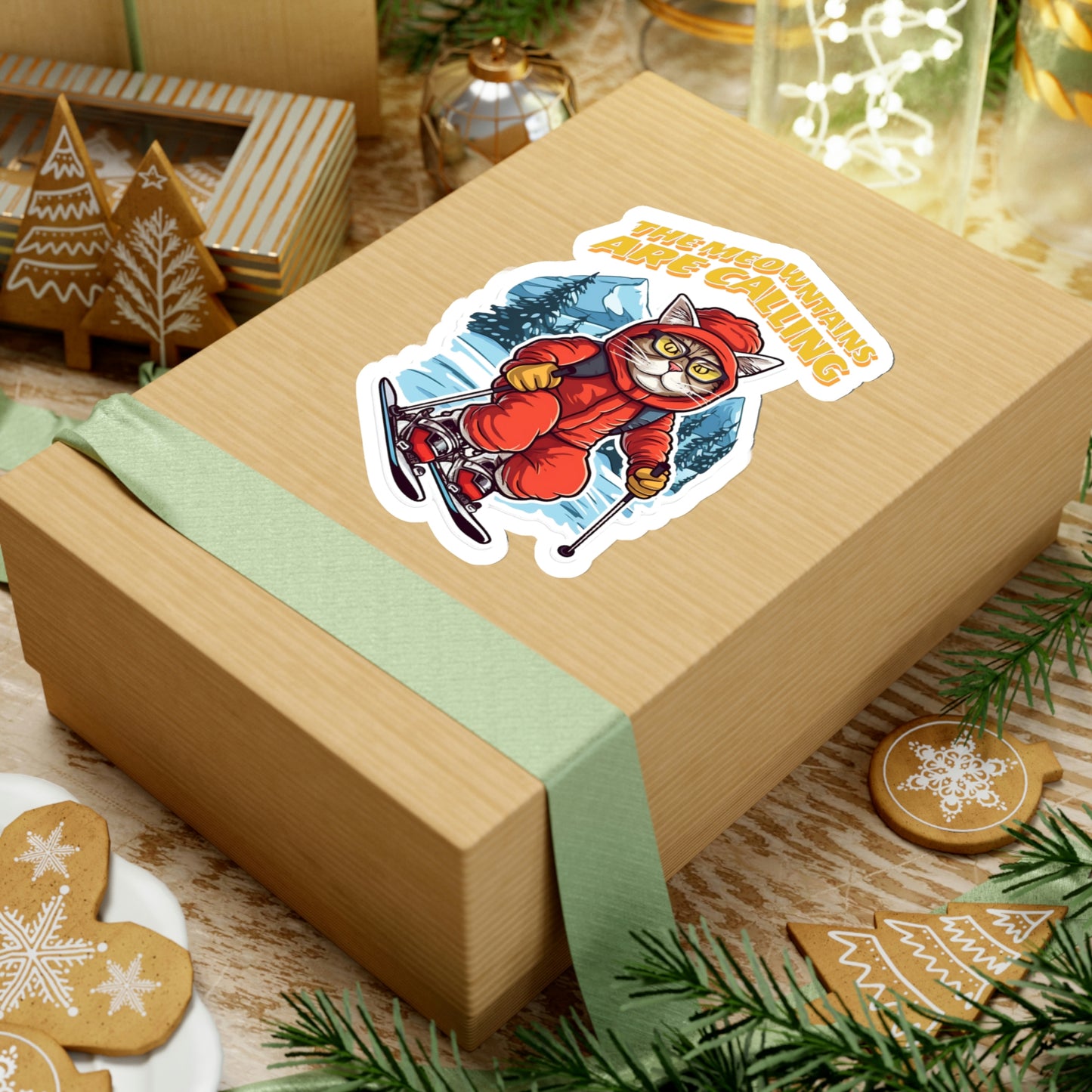 The Meownatins Are Calling Kiss-Cut Stickers