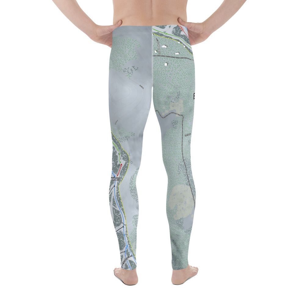 Eagle Point, Utah Ski Trail Map Men's Base Layer Bottom - Powderaddicts