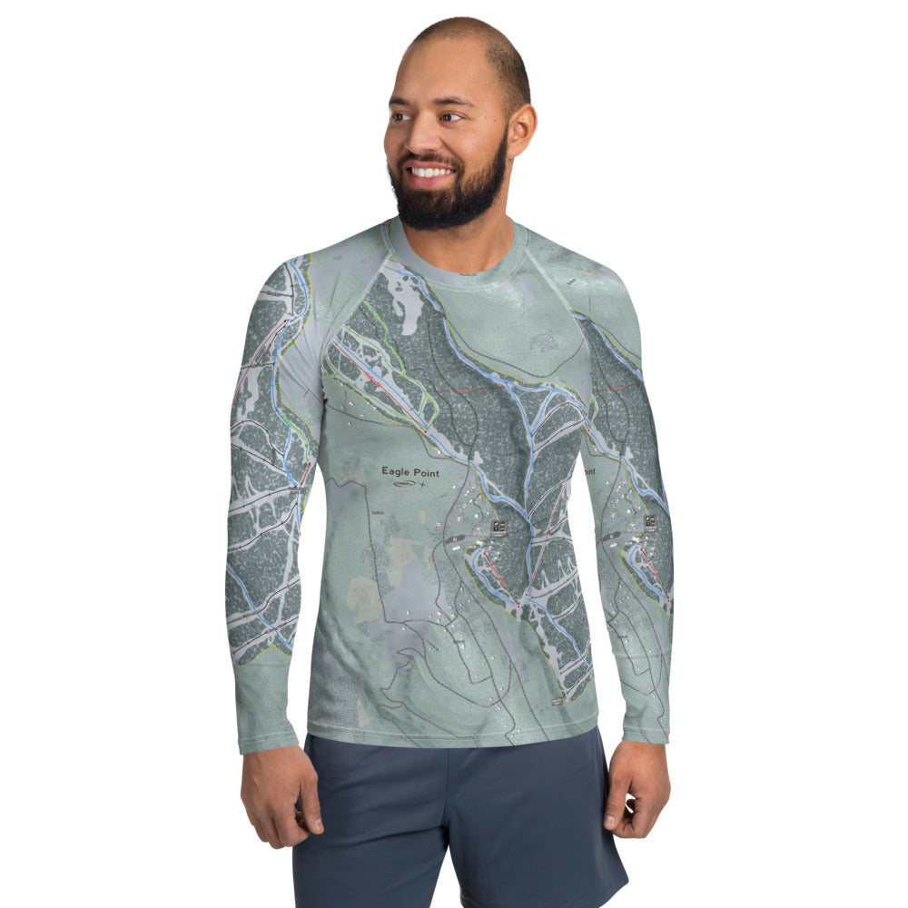 Eagle Point, Utah Ski Trail Map Men's Base Layers