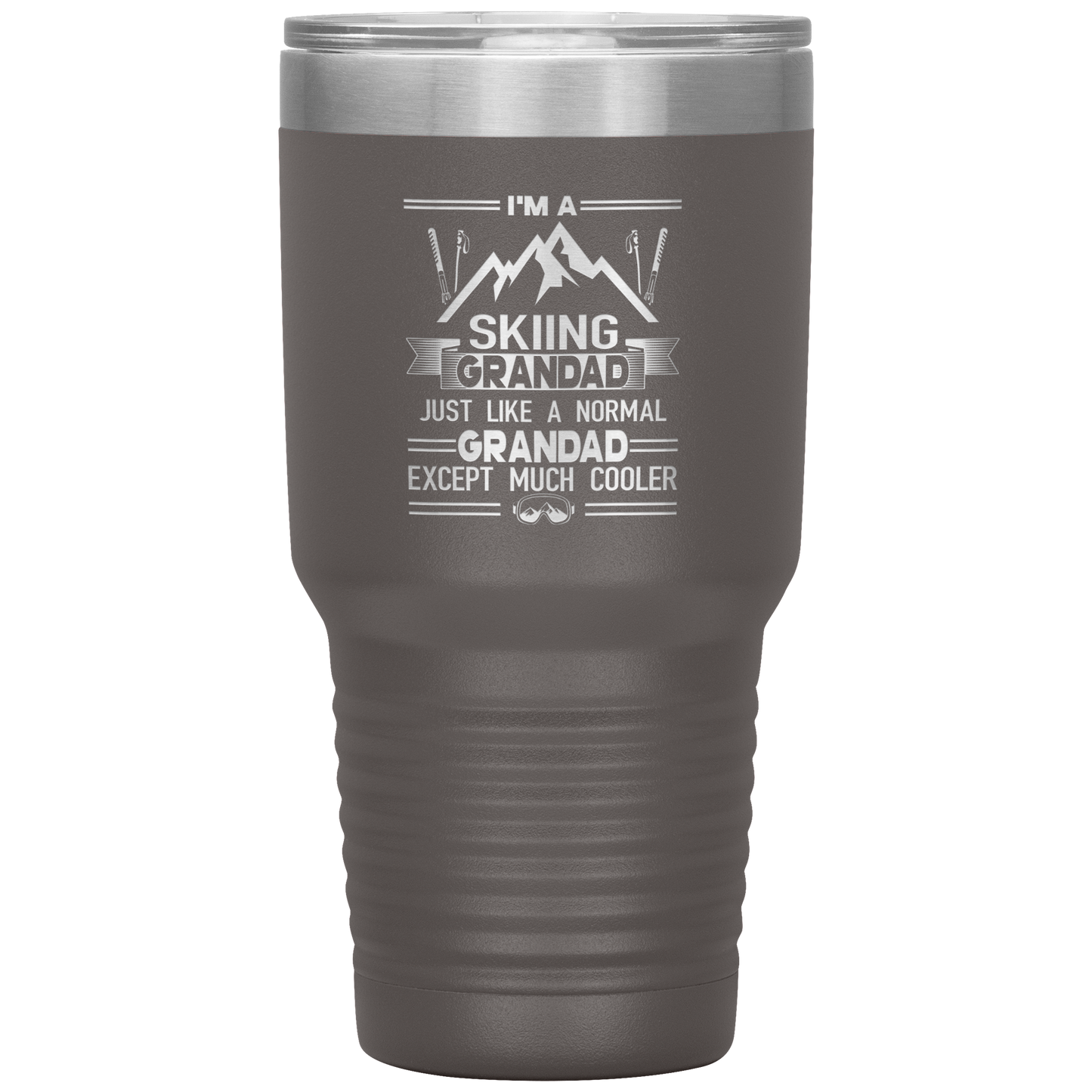 I'm A Skiing Grandad 30oz Tumbler - Powderaddicts