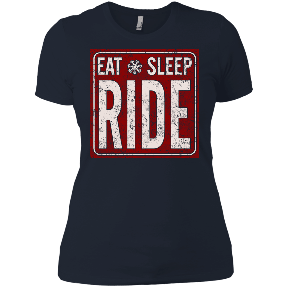 Eat Sleep Ride Ladies Tees - Powderaddicts