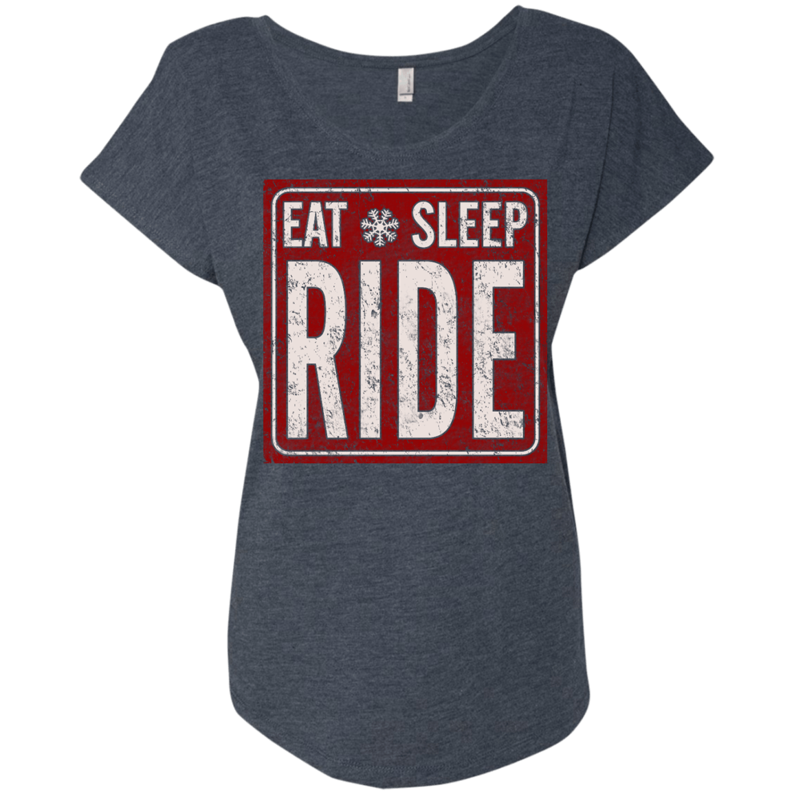 Eat Sleep Ride Ladies Tees - Powderaddicts